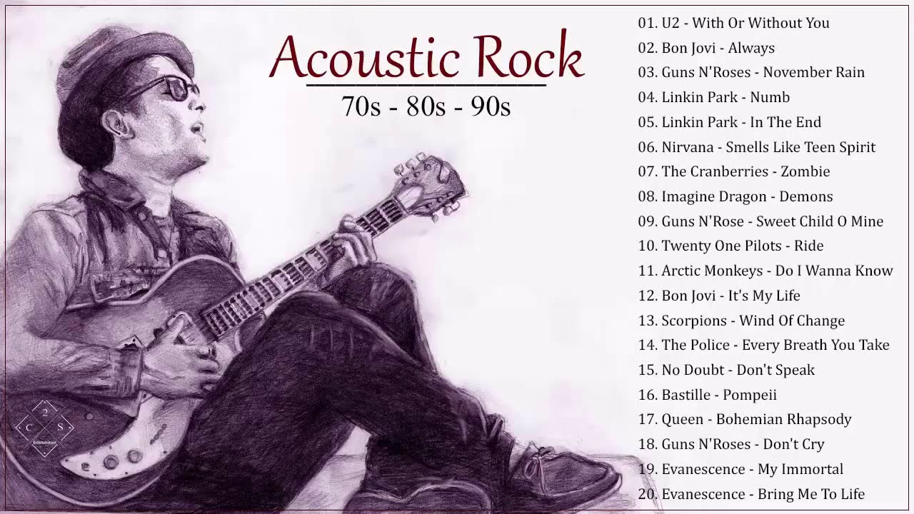 Guns N Roses, Nirvana, Linkin Park Acoustic Full Album 2019 | Best Acoustic Rock Collection