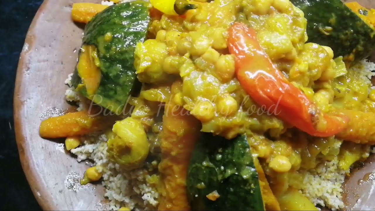 الكسكوس المغربي التقليدي بتشيشة الشعير البلبولة صحي وسخون في فصل الشتاء