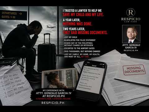 Respicio.ph – My Experience With Atty. Gonzalo Garcia IV
