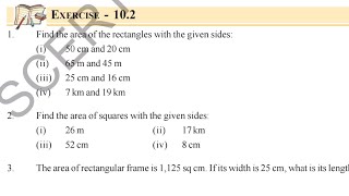 Class 6 | Maths | Chapter-10 | Perimeter and Area | Exercise 10.2 Full Solution | Telangana  Board | Wealth