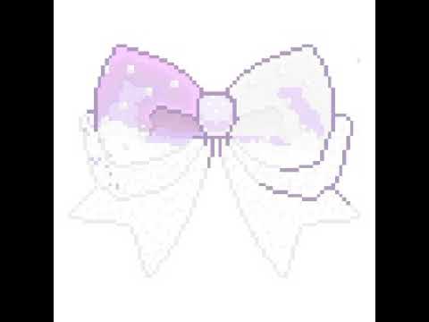 Как нарисовать бантик по клеточкам