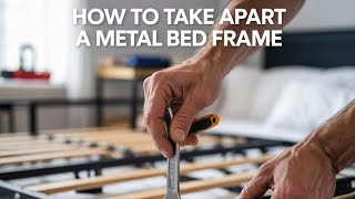 How to take metal bed frame apart