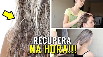 O que é bom para recuperar cabelo danificado?