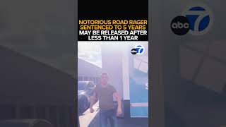 Man in road rage attacks was sentenced to 5 years, but may be out after serving less than 1 year