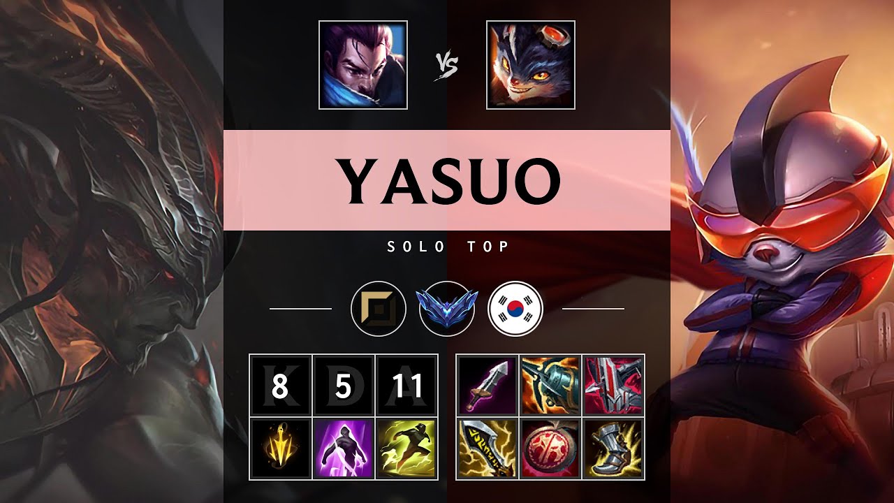 Yasuo Top vs Rumble - KR Diamond Patch 25.16