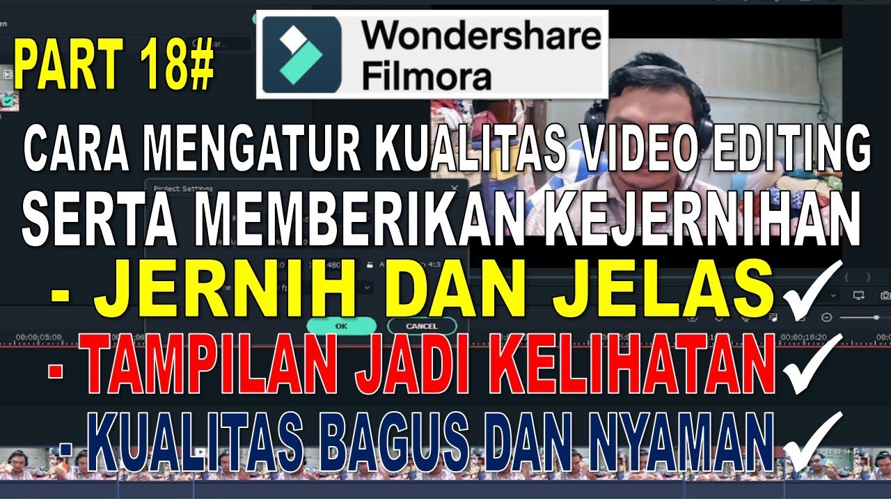 Cara Memberikan Resolusi Kualitas Video Editing agar BAGUS di