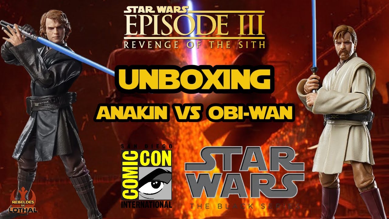 😮ÉPICO!😮 UNBOXING  Set  ANAKIN vs OBI-WAN SDCC 2025