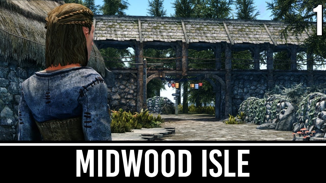 Skyrim Mods Midwood Isle Part 1 YouTube