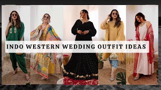 INDO WESTERN WEDDING OUTFIT IDEAS | WEDDING GUEST OUTFIT IDEAS| GoGlam