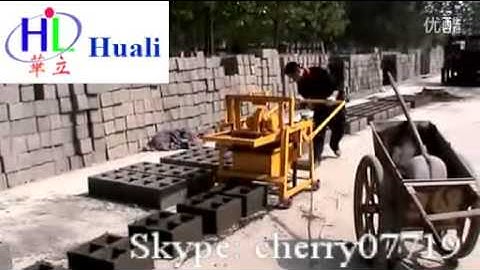 QMJ2-45 egg laying block machine/ QT40-3C China small block machine