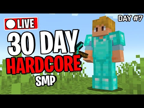 TRYING TO SURVIVE!! | 30 DAYS HARDCORE SMP!! - TRYING TO SURVIVE!! | 30 DAYS HARDCORE SMP!!