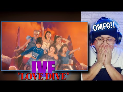 REACTION to IVE 아이브 'LOVE DIVE' MV!!