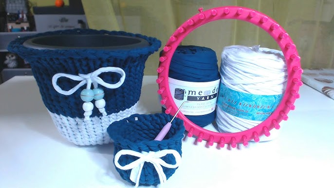 Chunky Crochet Basket Tutorial with Super Bulky Yarn / Ned & Mimi 