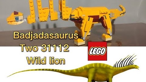 Lego alternative build badjadasaurus two LEGO creator 31112