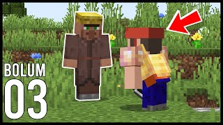 ABİMİ KÖYLÜ TİPİYLE ŞAKALADIM! | Minecraft: Modsuz Survival | S8 Bölüm 03