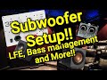 Ep 9  complete subwoofer home theater  setup for the home theater gurus