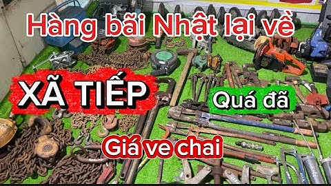 Hàng bãi Nhật lại về.xích kéo USA,molet răng khủng 900mm,Balang xích,eto,khoan bê tông pin,cắt sắt…
