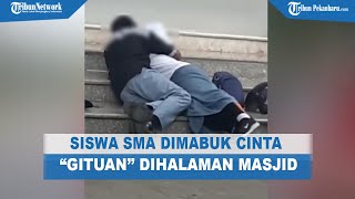 Sepasang Pelajar SMA Lakukan Aksi Tak Senonoh di Halaman Masjid, Tak Peduli Orang Lain