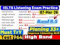 IELTS Listening Practice Test 2026 with Answers | Recent Exam - 07.03.2026