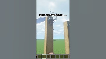 Minecraft Logic (Part 3) 😂 #shorts #minecraft