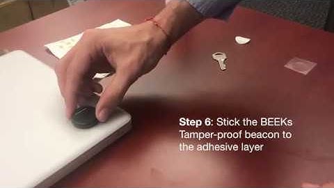 How-to install BEEKs Mini Tamper-proof beacons