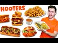 Trying Hooters ENTREE MENU! Fried Chicken, Burgers + Cheese Fries REVIEW!