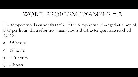 3: Multiplying and Dividing Positive and Negative Numbers with word problems