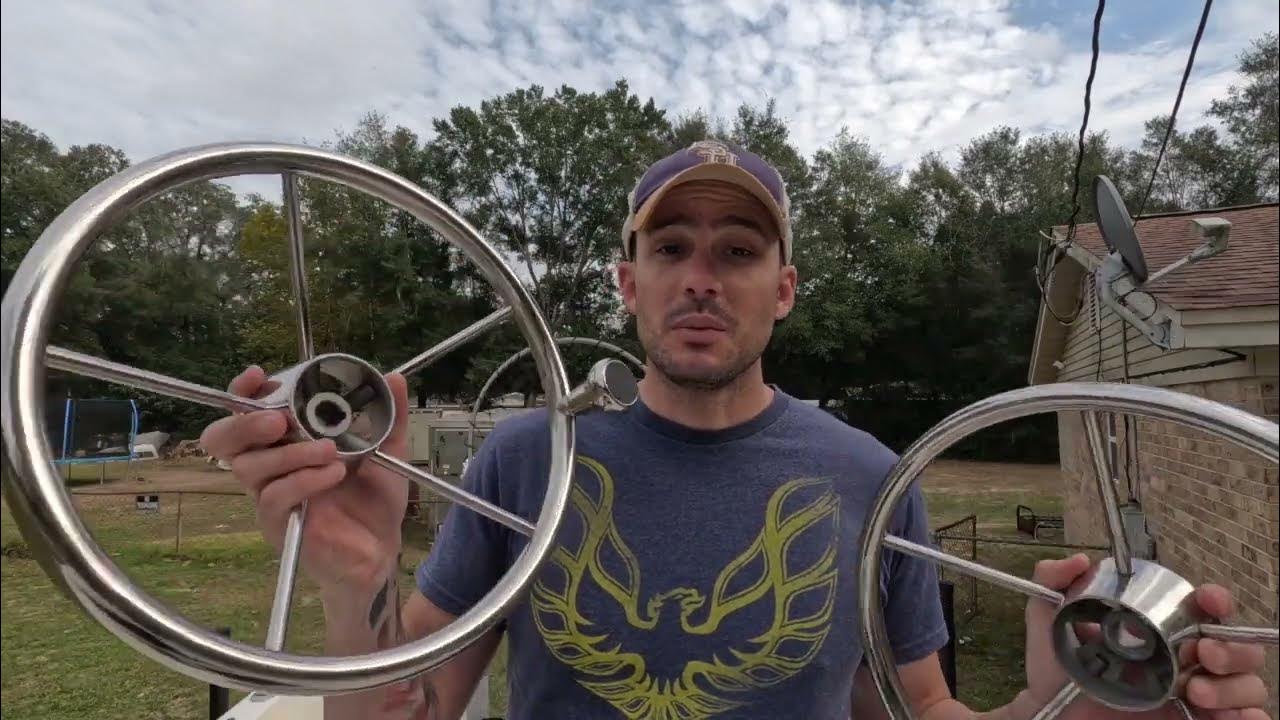 How to Change a Boat Steering wheel YouTube