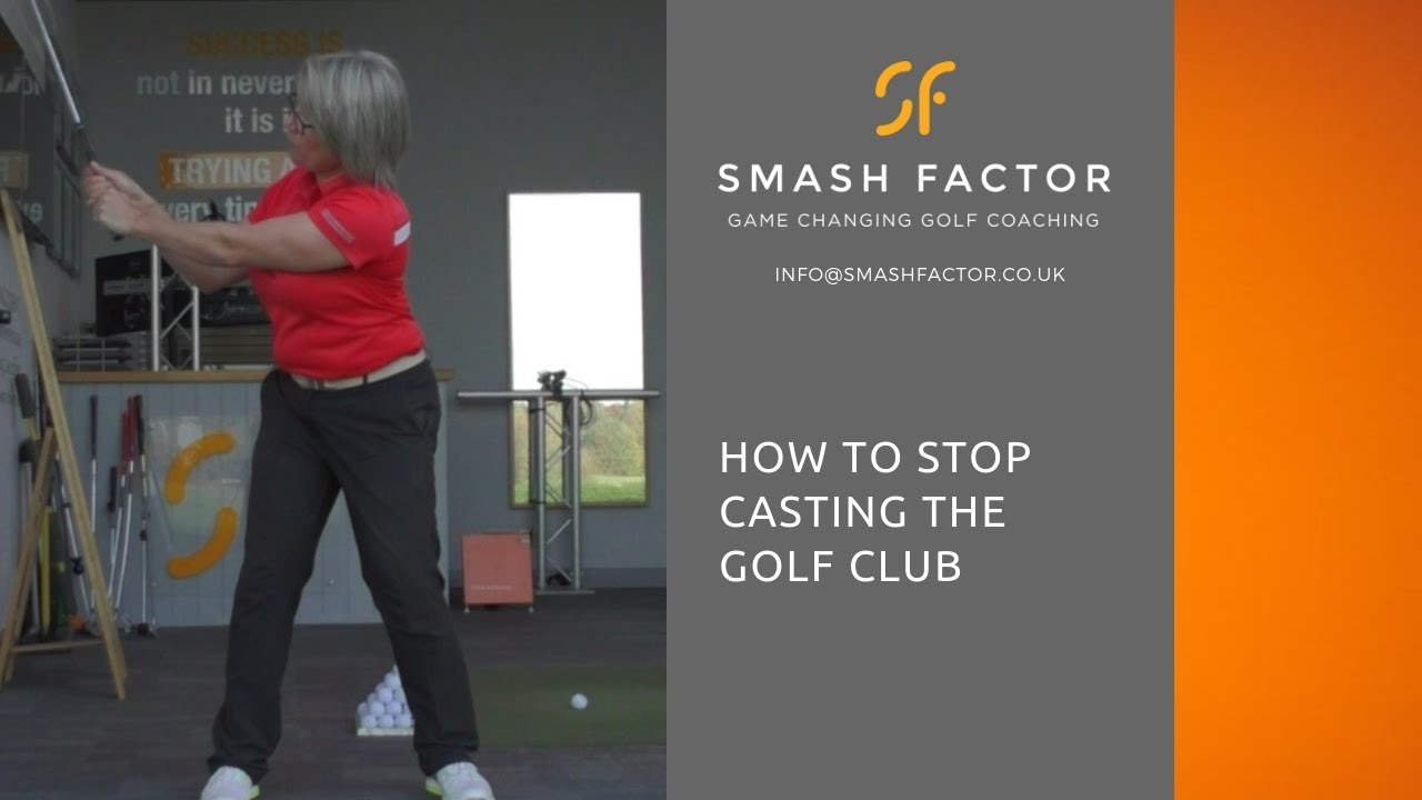 How to STOP CASTING the golf club on your down swing YouTube