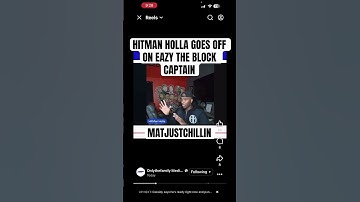 HITMAN HOLLA GOES OFF ON EAZY THE BLOCK CAPTAIN