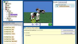 Working with parts of Objects in Alice