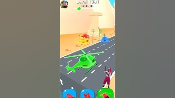 Shape-shifting Game Level-1381 Very Cool & Gnerly hyper casual game #shorts #gameplay #shapeshifting