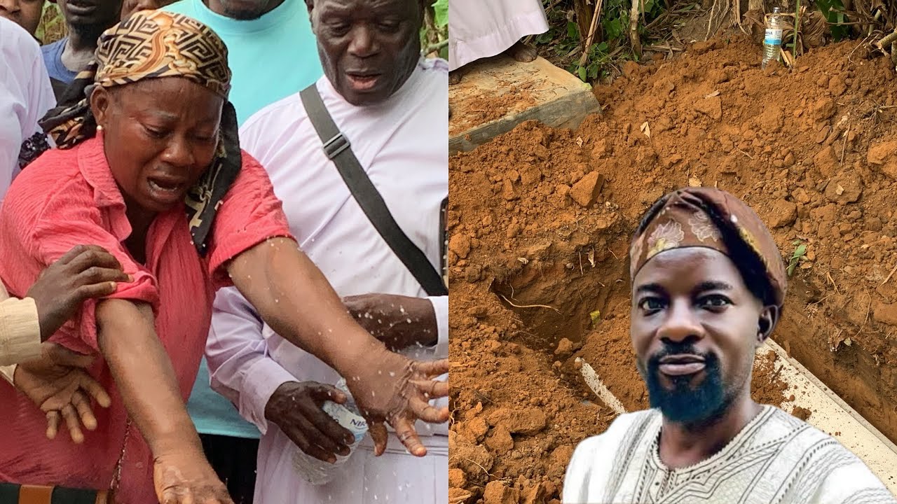 LAST BORN CAN’T HIDE THE HEARTBREAK AS HE SAYS GOODBYE TO BROTHER OKEMISI 