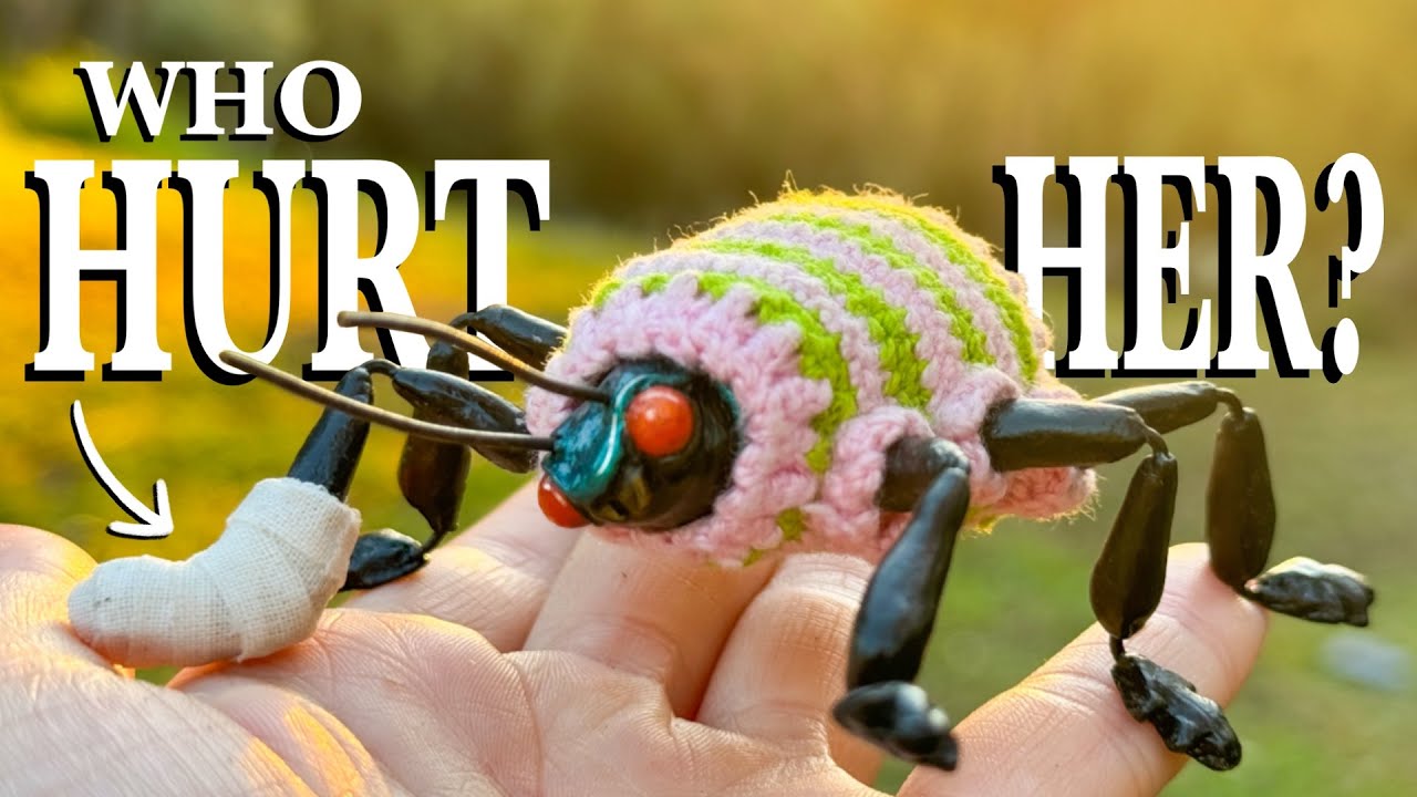 I Made A Tiny Bug In A Sweater | DIY Art Doll - YouTube