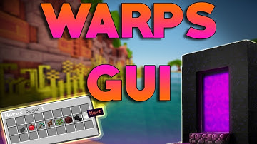 Warps GUI Plugin | Minecraft 1.14