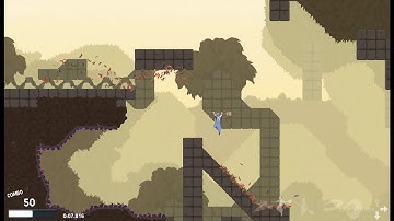 Dustforce WR - Overgrown Temple SS in 19.150 by Zaandaa
