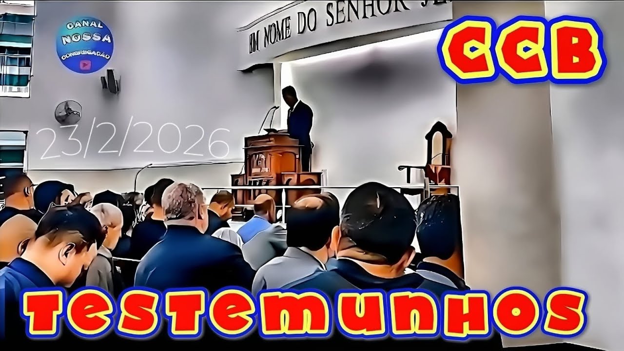 TESTEMUNHO 🔥 CCB 🔥  CULTO VILA FORMOSA 
