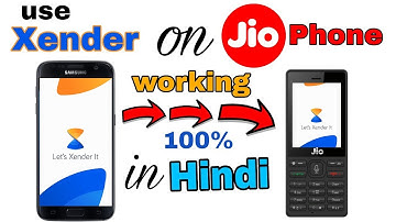How to Use Xender App on Jio Phone | Hindi |
