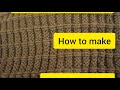 How to make beautiful  scraf design sweater