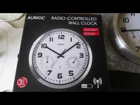 (DCF77 it\'s clock thinks Auriol in My - YouTube Germany! wall vs radio MSF60) Lidl controlled