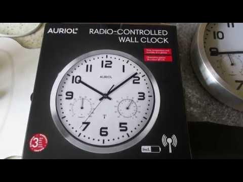 My Lidl Auriol radio controlled wall clock thinks it\'s in Germany! (DCF77  vs MSF60) - YouTube