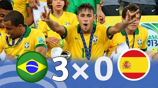 Brazil vs Spain 3-0 | 2013 Confederations Cup Final Extended Highlights & Goals HD