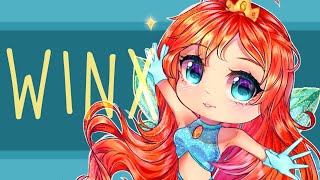 Bloom Winx 🔥💙 gacha club edit #gachaclub 💙 speedpaint