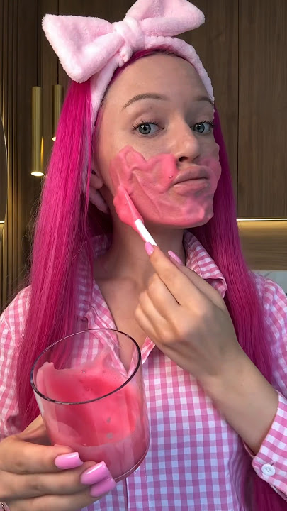 Barbie skincare routine part-2😮‍💨 #skincare #spa #beauty #barbie #shorts