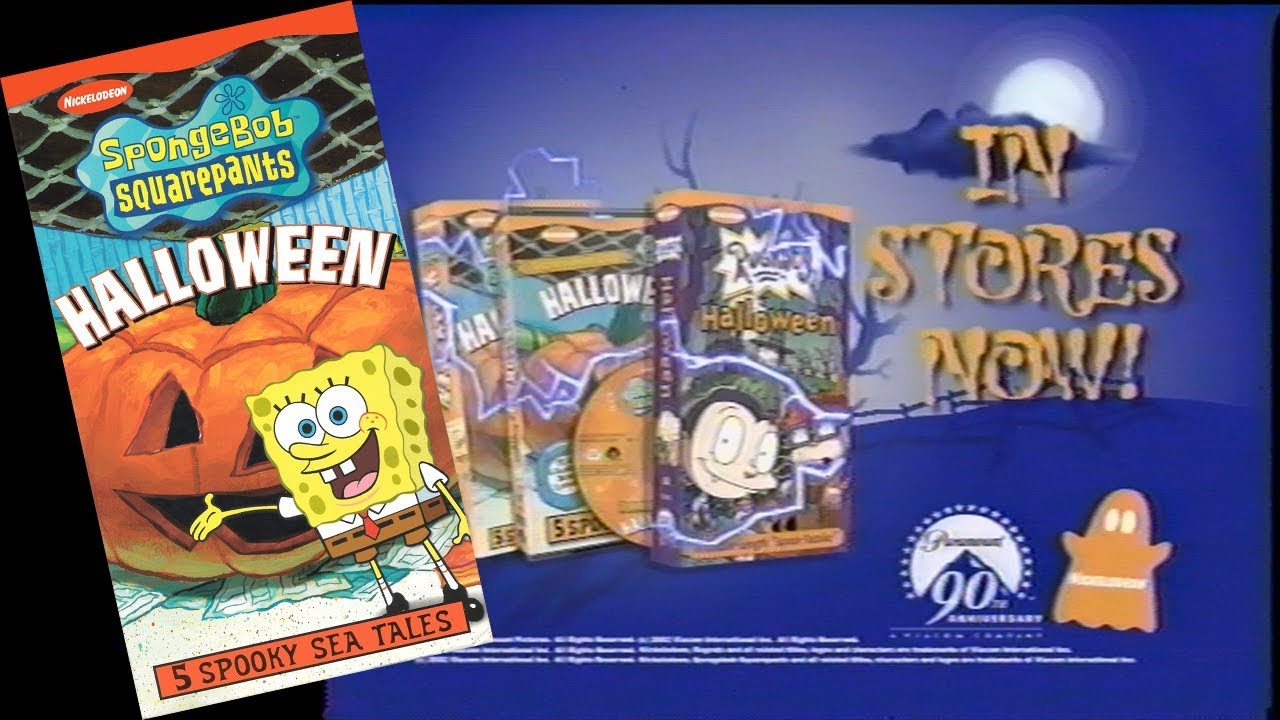 Canadian Tape Opening to SpongeBob SquarePants: Halloween 2002 VHS (60fps) ...