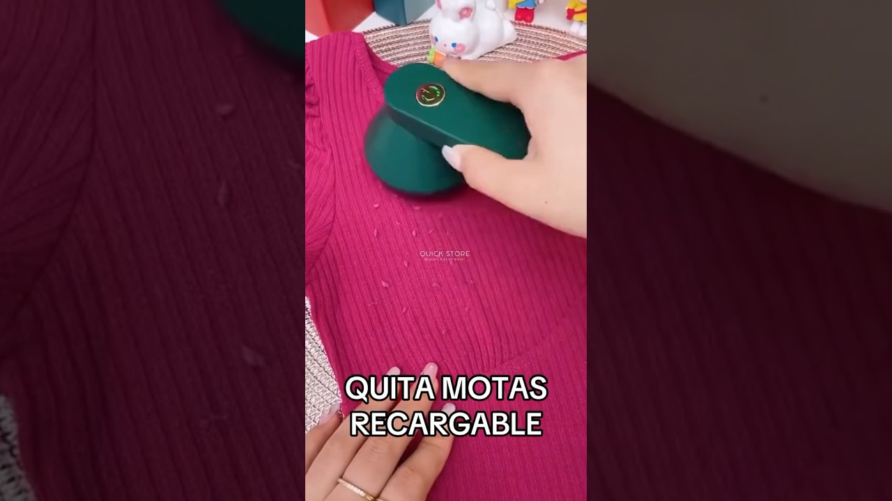 Quita motas recargable 🧥