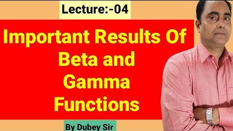 #ImpResultOfBetaAndGammaFunction#betafunction #gammafunction #csirnet #dkmathtutorial #dubeysir