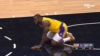 LeBron Groin Injury?? 😳 |Lakers vs Kings