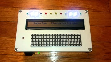 40x2 LCD, arduino mega2560, max7219, matrix..WIP