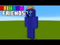 Minecraft Tutorial: How To Make A Blue Statue &quot;Rainbow Friends&quot;